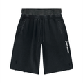 "Gray Camo" Distressed Wide Leg Shorts