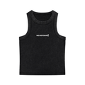 "FANCULO" Snow Washed Tank Top