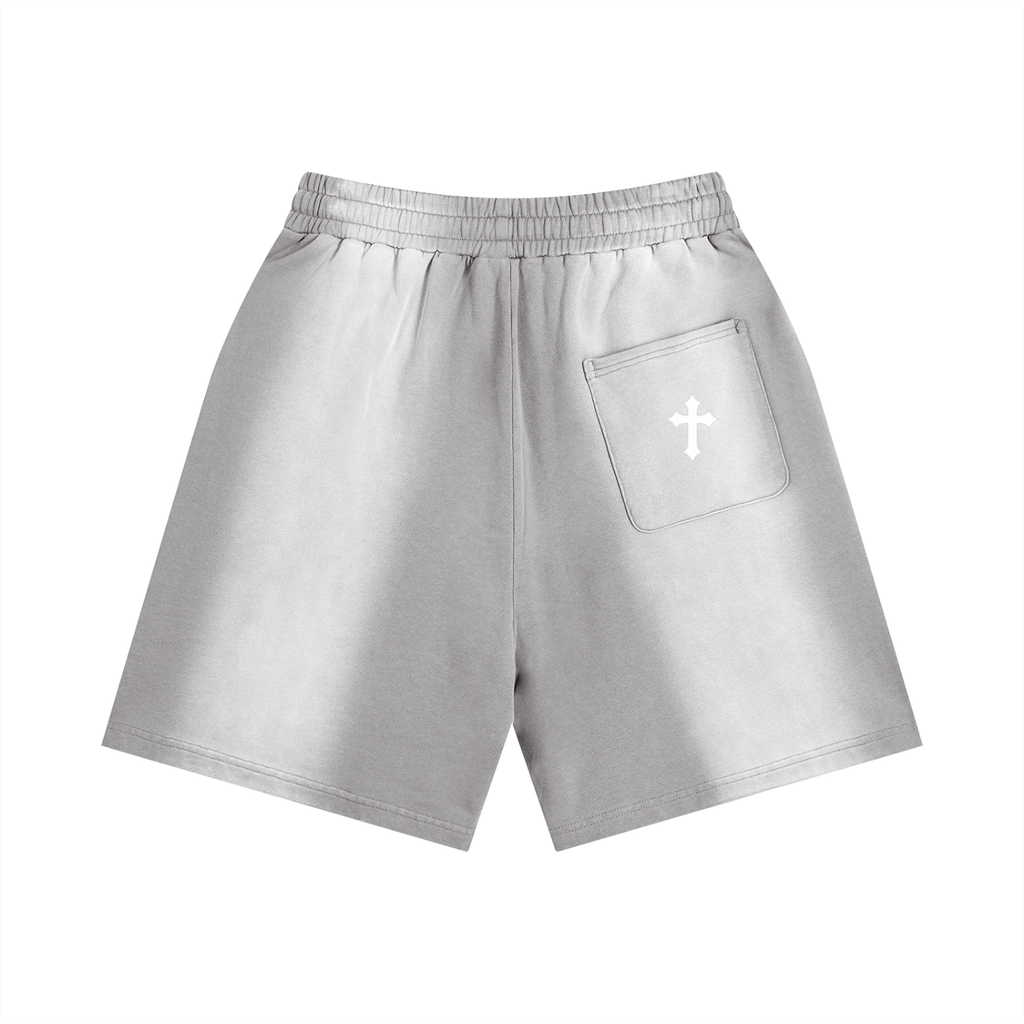 Sun Fade Distressed Shorts