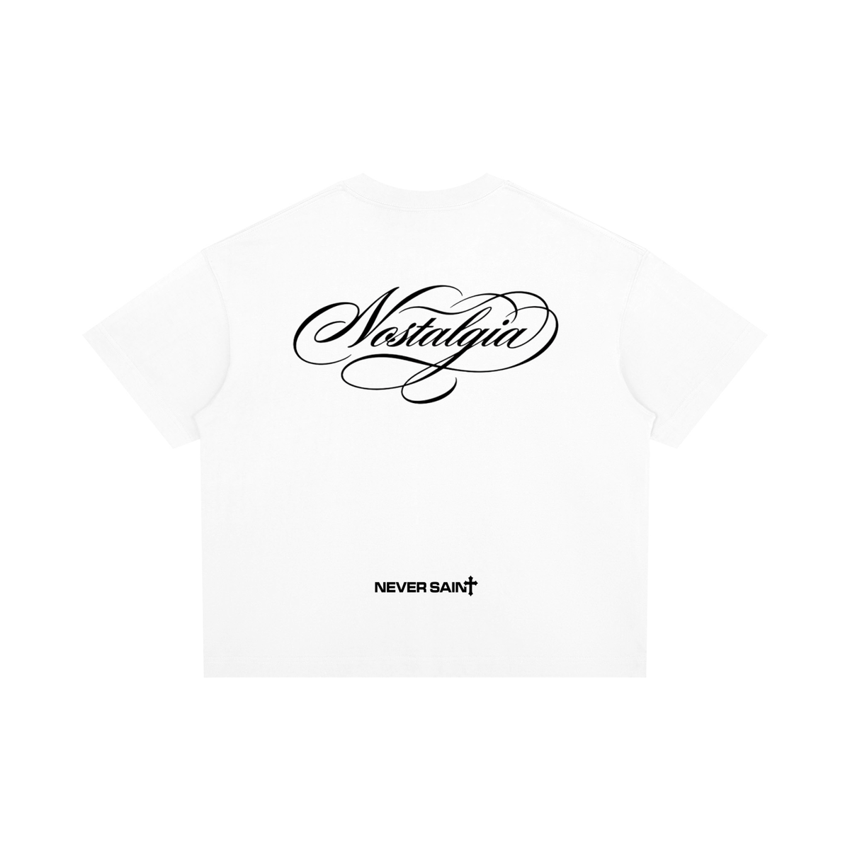 "NOSTALGIA" Unisex Boxy-Cropped T-Shirt
