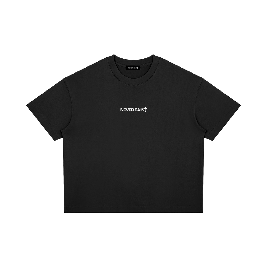 "BLESSED" Unisex Boxy-Cropped T-Shirt