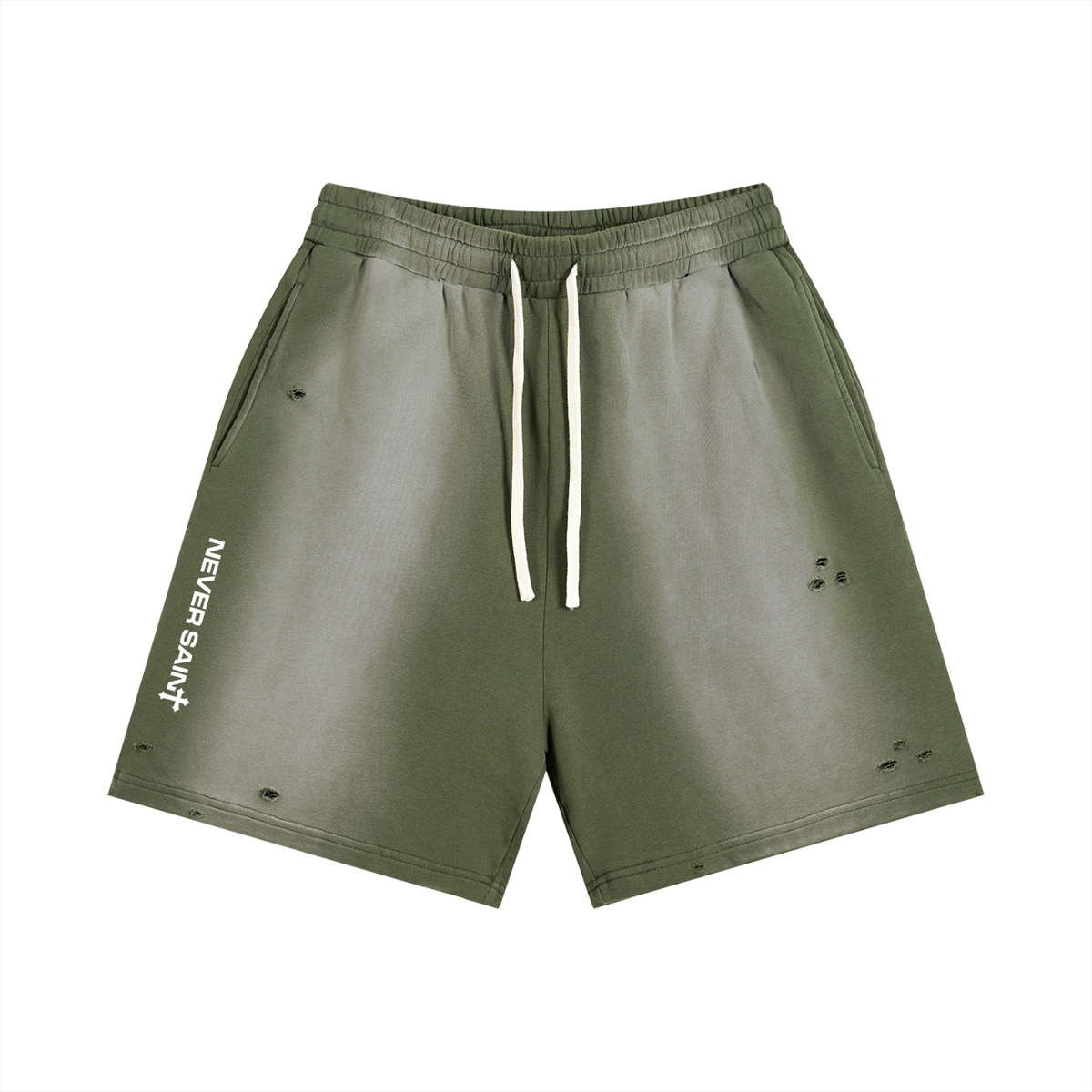 Sun Fade Distressed Shorts