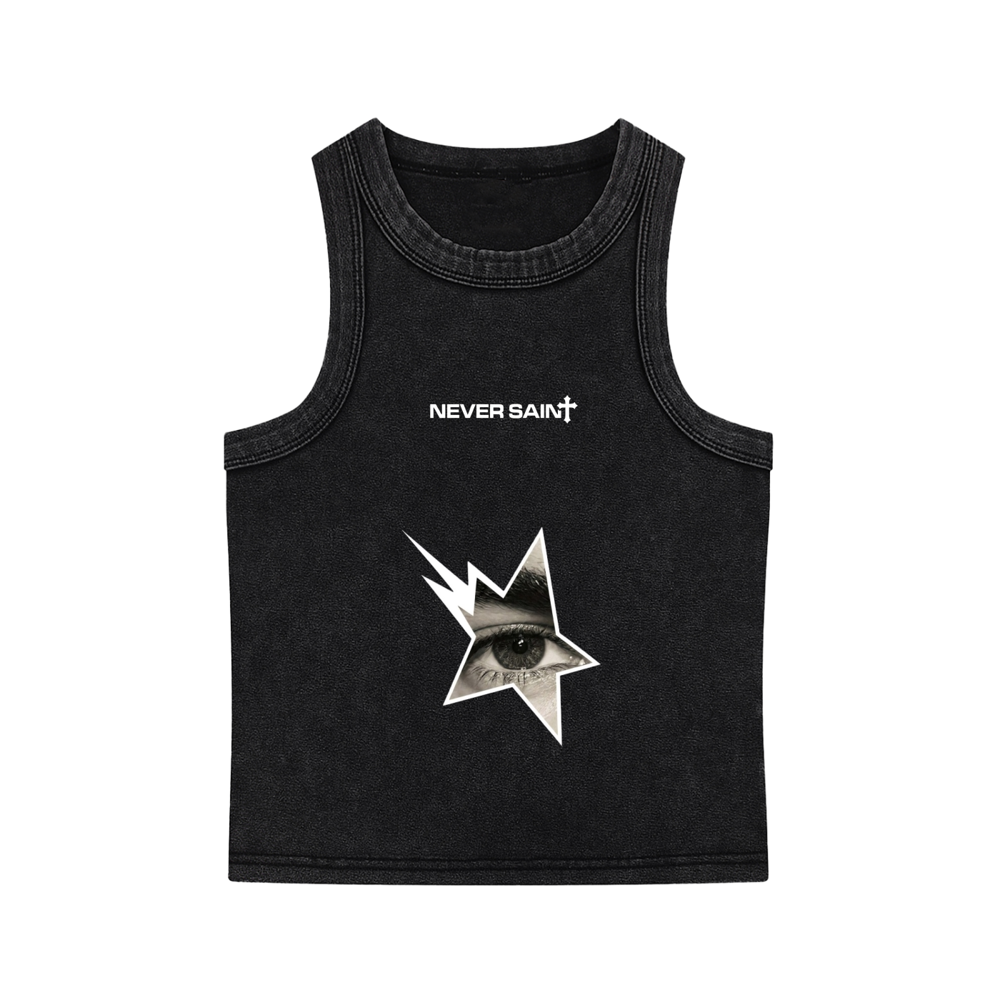 "EYE" Snow Washed Tank Top