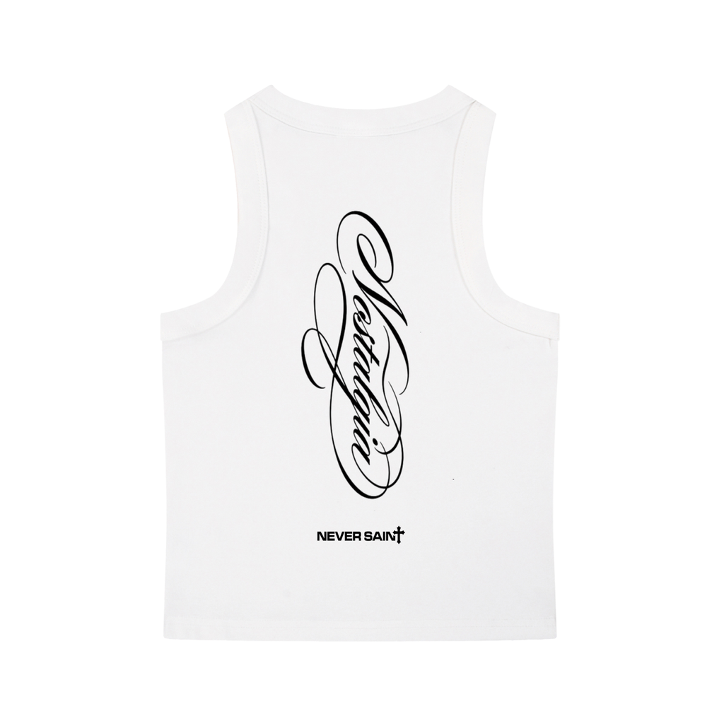 "NOSTALGIA" Snow Washed Tank Top