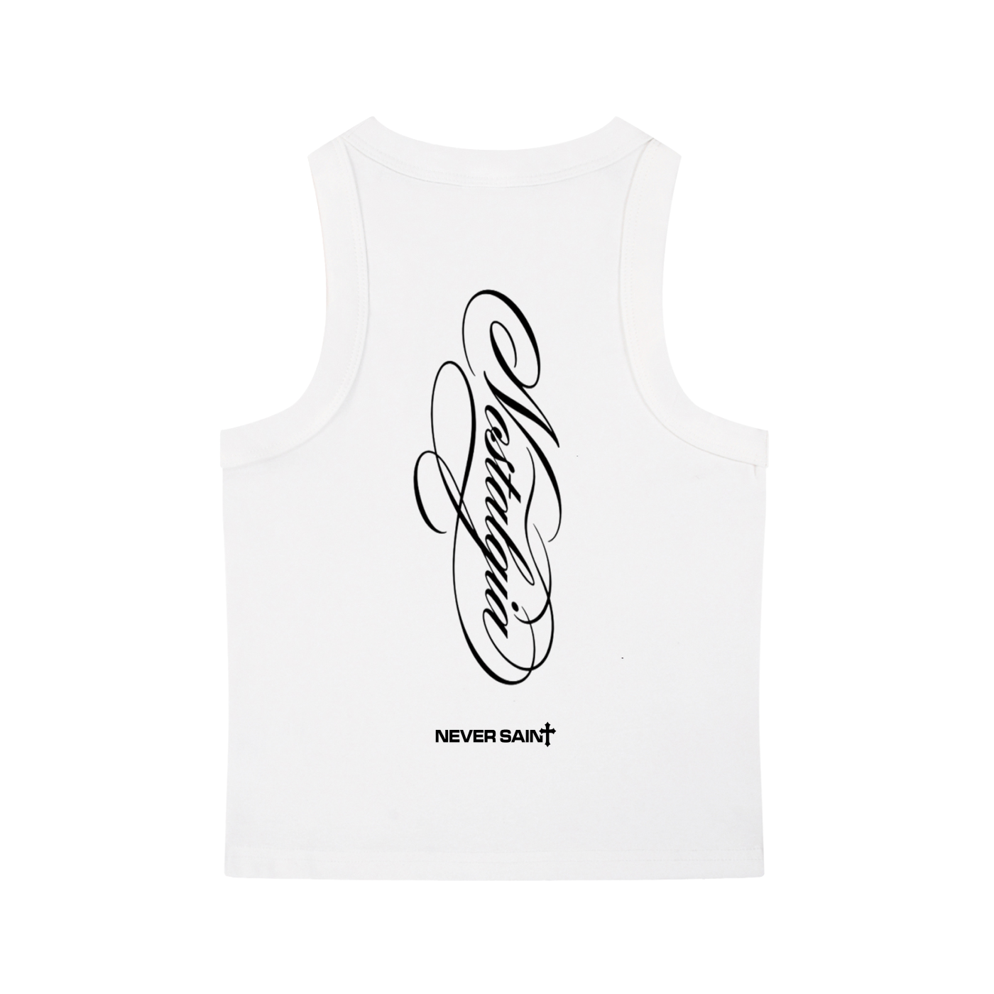 "NOSTALGIA" Snow Washed Tank Top